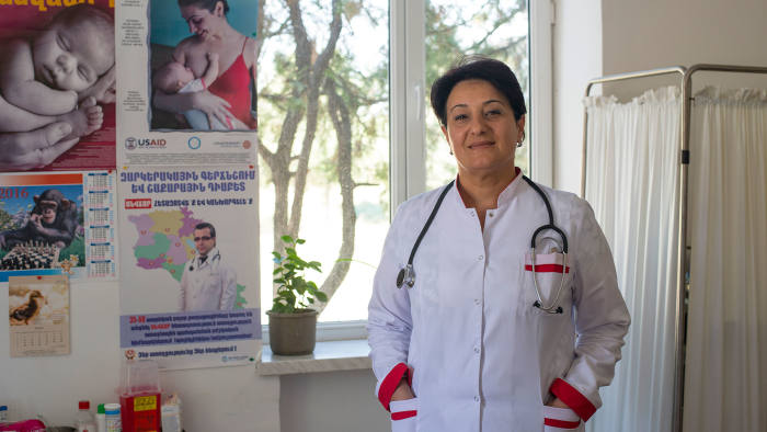 Elmira Martirosyan, a doctor from Lusarat