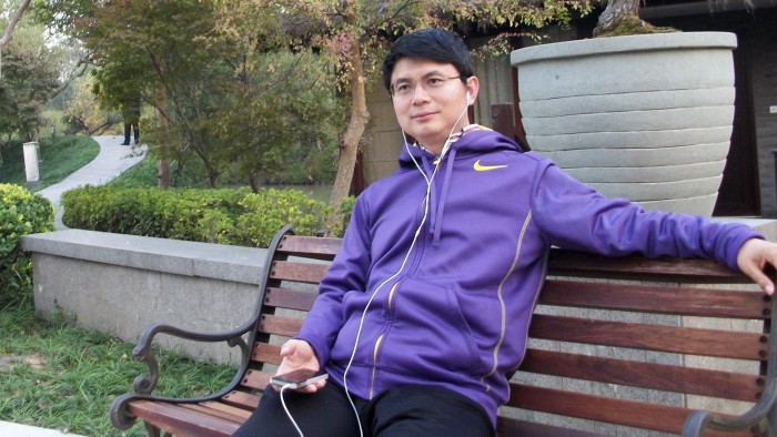 In an undated photo, Xiao Jianhua sits on a park bench in Beijing. Xiao was the head of Peking University's official student union in 1989 but worked with Communist officials to try and defuse the street protests that would later be crushed by force at Tiananmen Square -- a decision that quickly catapulted him into the politically connected circles he remains a part of decades later. (The New York Times) Credit: New York Times / Redux / eyevine For further information please contact eyevine tel: +44 (0) 20 8709 8709 e-mail: info@eyevine.com www.eyevine.com