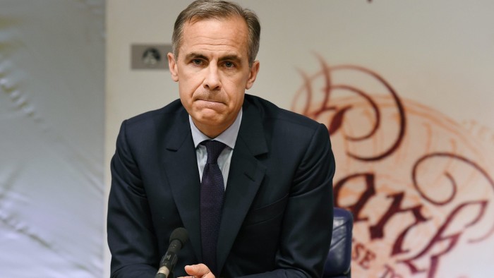 epa05301463 Bank of England Governor Mark Carney delivers the Bank of England's quarterly Inflation report in London, Britain, 12 May 2016. Carney said that in the event of the UK voting to leave the EU this would have a negative impact on the UK economy and may further weaken the pound. EPA/ANDY RAIN