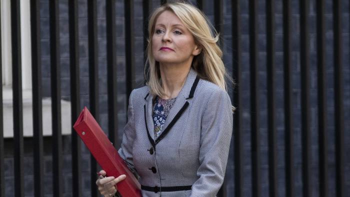 LONDON, ENGLAND - JULY 03: Work and Pensions Secretary Esther McVey arrives at Downing Street ahead of the weekly cabinet meeting on July 3, 2018 in London, England. (Photo by Dan Kitwood/Getty Images)