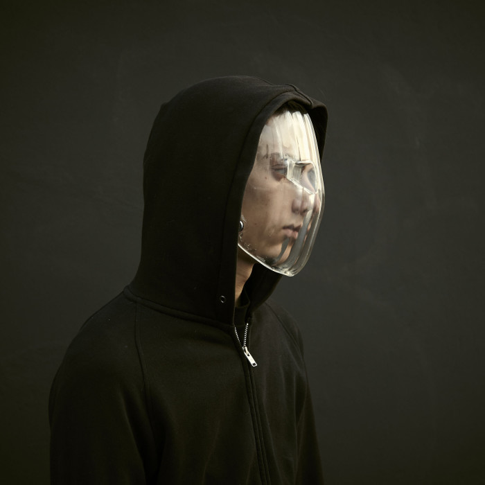 Anti facial recognition Mask by Dutch artist Jip van Leeuwenstein.