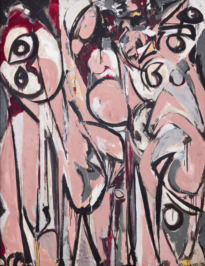 Lee Krasner, Three in Two, 1956, Private Collection. © The Pollock-Krasner Foundation. Photo: Kevin Candland.