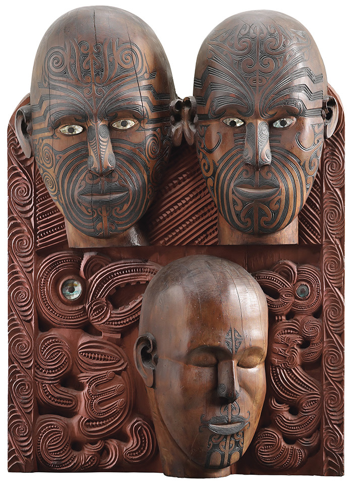 OCEANIA: Key 162 Tene Waitere, Tā Moko panel, 1896-99. Te Papa (ME004211) © Image courtesy of The Museum of New Zealand Te Papa Tongarewa