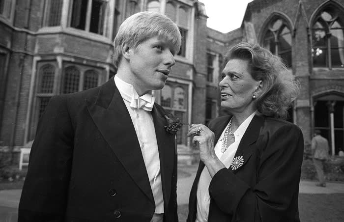 Being president of the Oxford Union was an opportunity to mix with influential figures – it was ‘the first step to being prime minister’, said Michael Heseltine. Here, Union president Boris Johnson with Greek culture minister Melina Mercouri in 1986. 