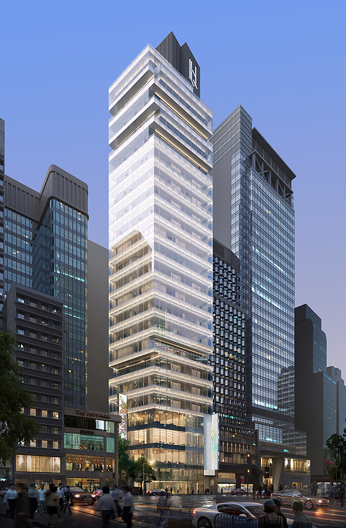 H QUEEN'S BUILDING, HONG KONG RENDERING IMAGE Courtesy of H Queen's