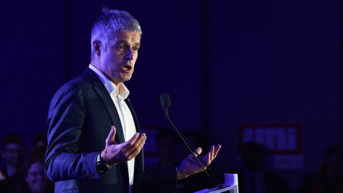 Laurent Wauquiez is one of three candidates vying to lead the Republicans