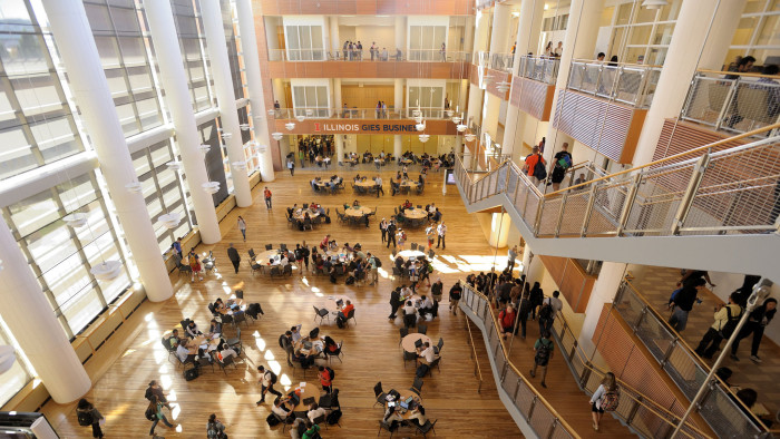 Gies College of Business in Indiana as a part of the University of Indiana. Press image. No credit necessary.