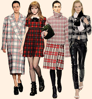 From left: Stella McCartney; Saint Laurent; Céline; Versace