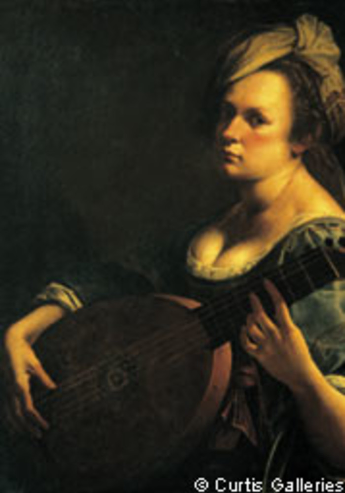 Self portrait as Lute player