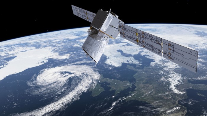 ESA Images - The satellite, Aeolus, which is set to improve weather forecasting by delivering more accurate wind speed data.