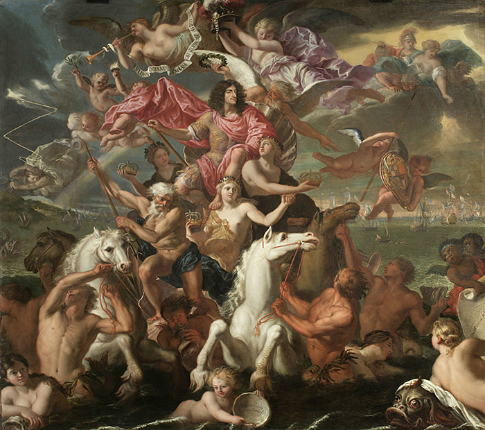 'The Sea Triumph of Charles II' (c1674) by Antonio Verrio