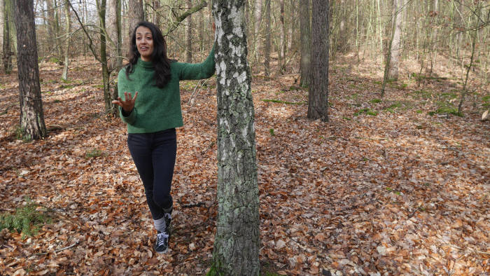 Emily McDonnell leads workshops on forest bathing