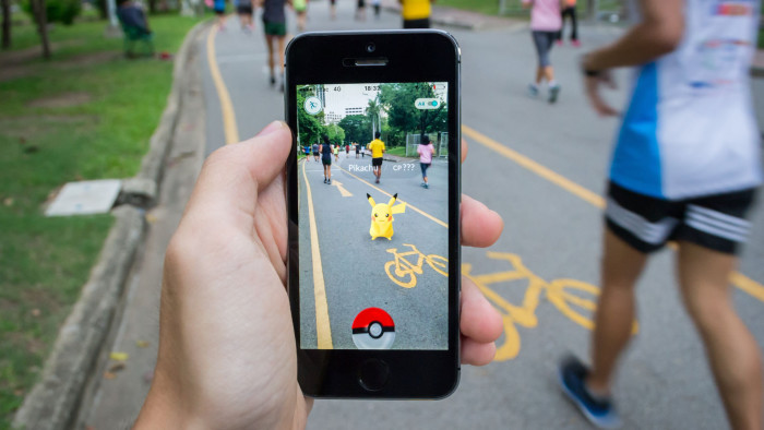 Bangkok, Thailand - July 22, 2016 : Pokemon Go is a new augmented reality game which lets you walk in the real world to catch the Pokemon.; Shutterstock ID 457427182; Department: -; Job/Project: -; Employee Name: -