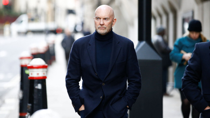 Former Barclays banker Roger Jenkins leaves the Old Bailey Central Criminal Court in London, Britain, February 25, 2020. Picture taken February 25, 2020. REUTERS/Henry Nicholls