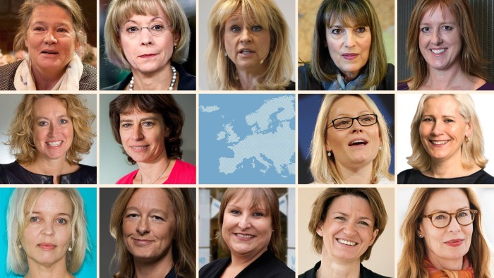 14 female CEOs of S and P Euro 350 Companies as of 18th August 2016