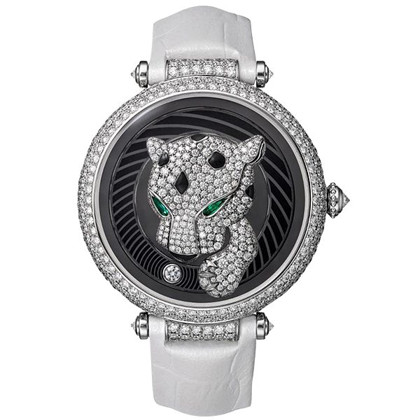 The hand-less Panthère Joueuse de Cartier watch