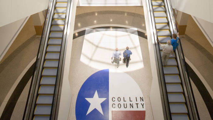 Collin County Courthouse, Texas. (Handout)