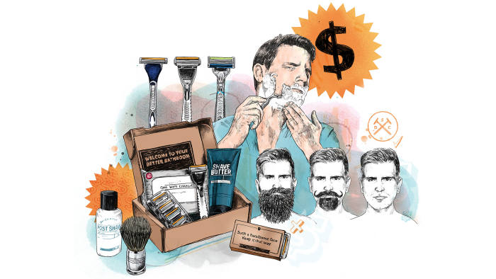 Dollar Shave illustration