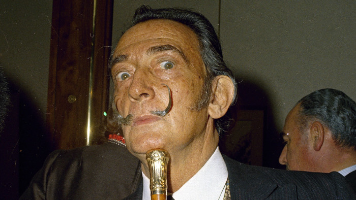 Eccentric Spanish painter Salvador Dali is seen in Jan. 1968, location unknown. (AP Photo)