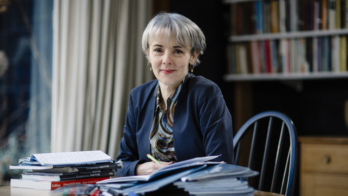 Lucy Kellaway at home photographed for the FT by Greg Funnell