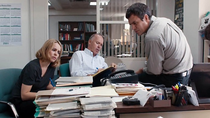 Rachel McAdams, Michael Keaton and Mark Ruffalo in Tom McCarthy's Oscar favourite 'Spotlight'