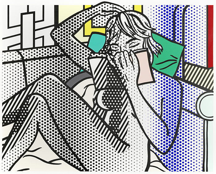 Bonham's Prints and Multiples] Roy Lichtenstein (American, 1923-1997) Nude Reading, from Nudes series