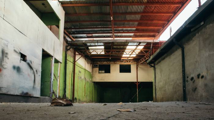 A peek inside the locked abandoned shack where Maxcone address was enlisted.Metro Manila 12-13