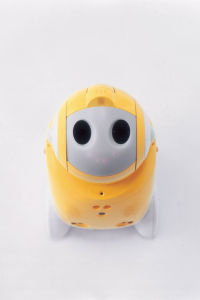 PaPeRo yellow Clive Cookson Science Brief Language Robot