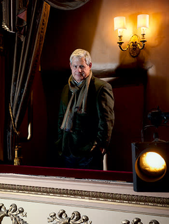 Cameron Mackintosh photographed at the Prince of Wales Theatre, London, December 2015