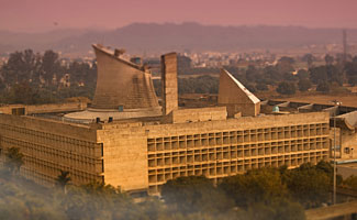 The Palace of Assembly in Chandigarh
