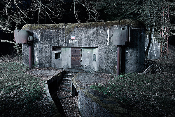 One of the Maginot Line fortifications, built during the 1930s to deter a German invasion, near Lembach in France