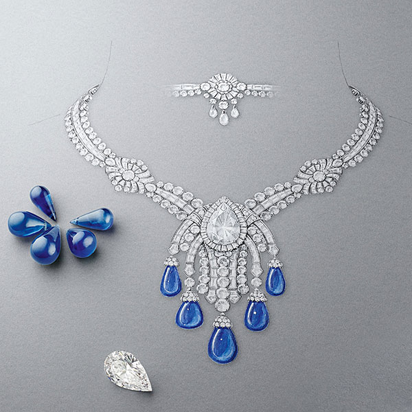 Van Cleef & Arpels’ Bleu Absolu necklace