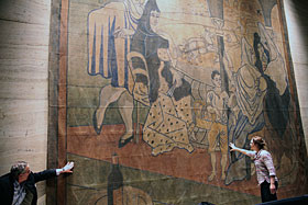 Picasso's under-threat 'Le Tricorne' stage curtain