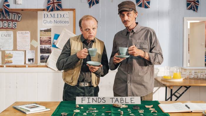 Programme Name: Detectorists series 3 - TX: n/a - Episode: n/a (No. n/a) - Picture Shows: Lance (TOBY JONES), Andy (MACKENZIE CROOK) - (C) Channel X - Photographer: Chris Harris