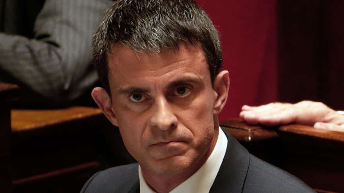 French Prime Minister Manuel Valls takes...French Prime Minister Manuel Valls takes part in a session of Questions to the Government, on June 16, 2015 at the French National Assembly in Paris. France's socialist government is to force a package of key economic reforms through parliament today as a left-wing group of rebel MPs threatened to torpedo its passage into law. AFP PHOTO / KENZO TRIBOUILLARDKENZO TRIBOUILLARD/AFP/Getty Images