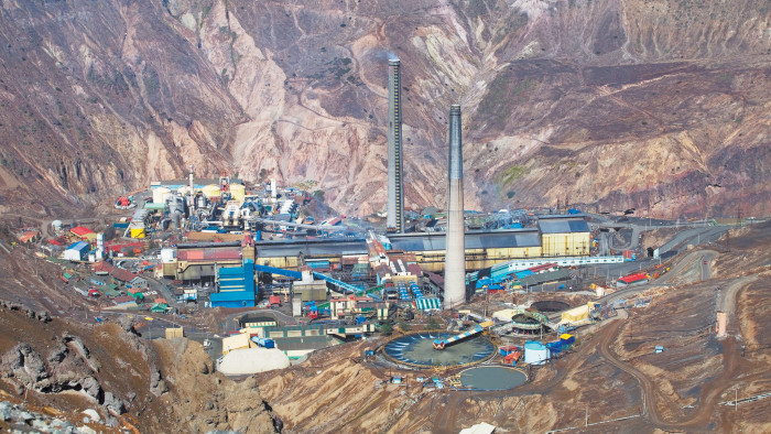El Teniente copper mine in Chile