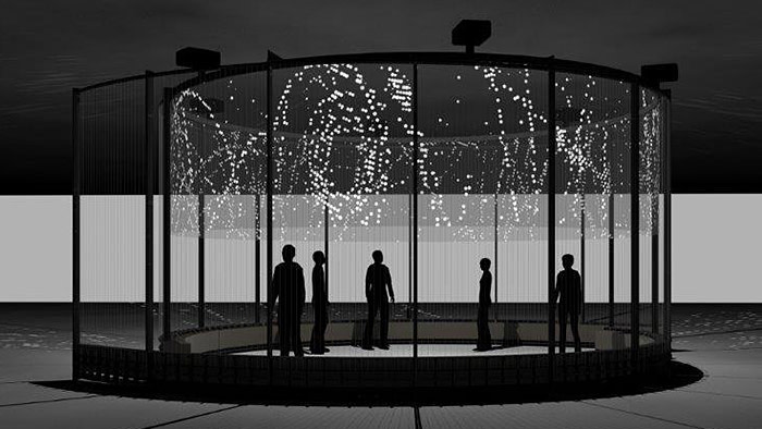 An artist’s impression of Semiconductor’s 10-metre-wide, four-metre-high ‘Halo’ installation