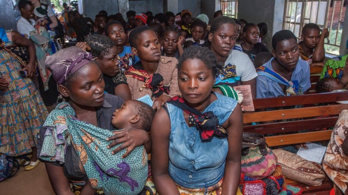 Mothers wait for their sick babies to receive treatment at the beginning of the Malaria vaccine implementation pilot programme at Mitundu Community hospital in Malawi's capital district of Lilongwe, on April 23, 2019. (Photo by AMOS GUMULIRA / AFP)AMOS GUMULIRA/AFP/Getty Images