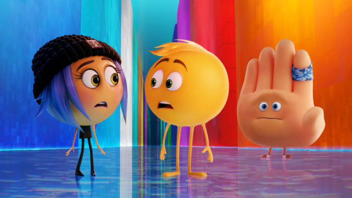 Jailbreak, Gene and Hi-5 in 'The Emoji Movie'