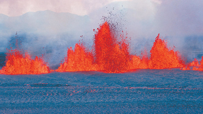 Iceland's volcanic landscapes