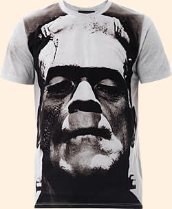 Christopher Kane’s collection of T-shirts printed with Boris Karloff as Frankenstein’s monster