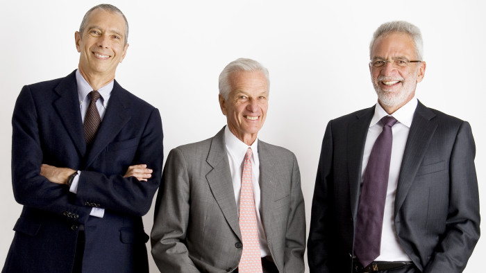 The Brazilian billionaires who helped to drive AB InBev's growth: Jorge Paulo Lemann, Marcel Telles and Carlos Alberto Sicupira
