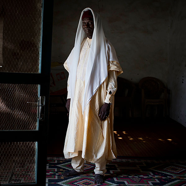 Youssef Mbodou Mbami, the traditional chief of the Bol region
