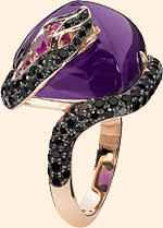 Amethyst ring by Stephen Webster, £8,000