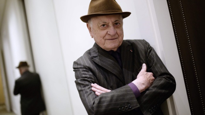 Piere Bergé, pictured in 2015, died a month before the opening of two museums he helped establish to celebrate Saint Laurent’s work