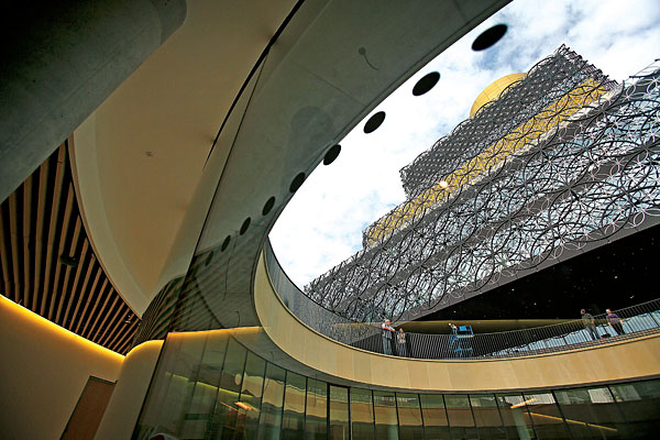 The £188m Library of Birmingham, which opens on Tuesday