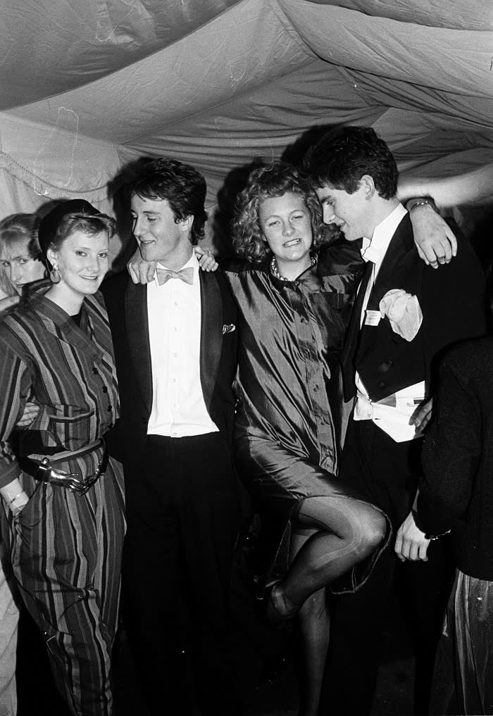 David Cameron at the Oxford Union Valentine Ball in 1987. After Oxford, Cameron went straight to the Conservative party’s research department – where he would later encounter his future chancellor, George Osborne
