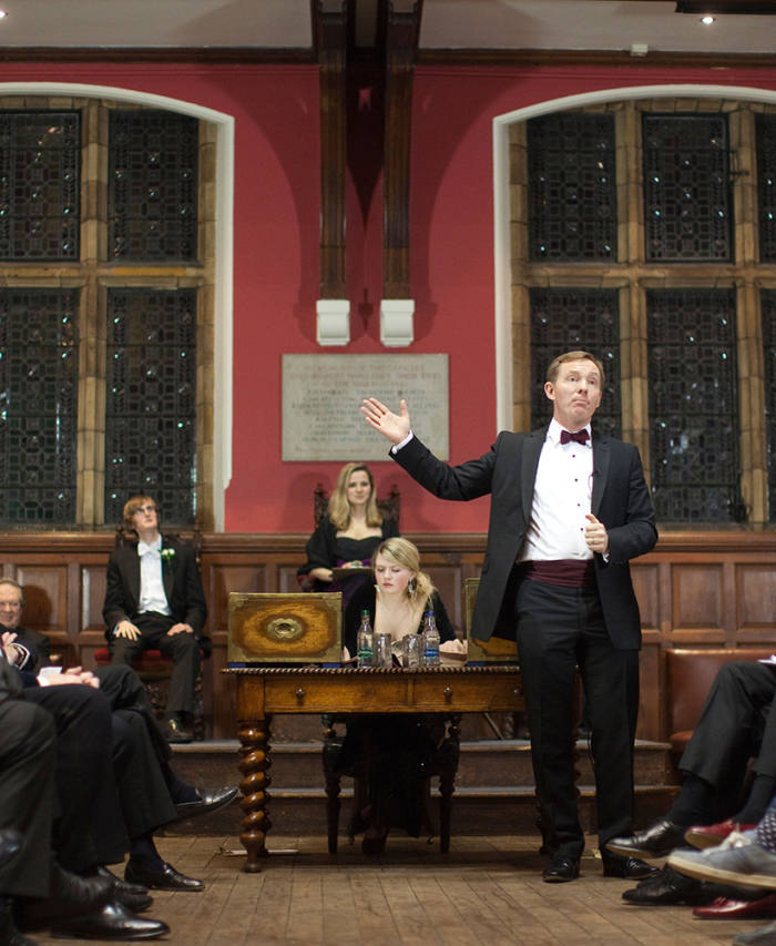 Welsh Labour MP Chris Bryant speaking in 2013 at the Oxford Union, which operates rather like a student House of Commons