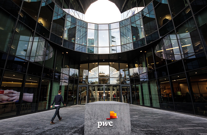 LONDON, ENGLAND - OCTOBER 02: The PricewaterhouseCoopers (PwC) offices stand in More London Riverside on October 2, 2018 in London, England. The government has called for a review of the British auditing industry after a series of scandals including the collapses of Carillion and BHS revealed serious failures in the auditing process.  The 'Big Four' accounting firms, which are Deloitte, PwC, Ernst & Young (EY) and KPMG audit the large majority of the UK's largest listed companies. (Photo by Jack Taylor/Getty Images)
