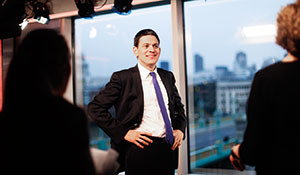 IRC Chief Executive, David Miliband, photographed during an interview at the FT
